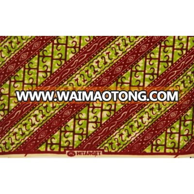 100% Cotton African Wax Prints Fabric Real wax Veritable Hitarget wax prints